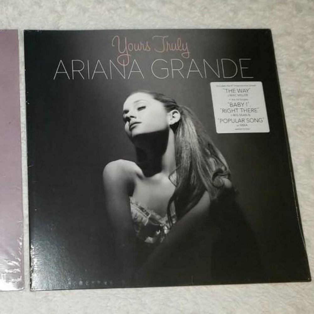 Yours Truly album Web exclusive limited edition vinyl record by Ariana Grande